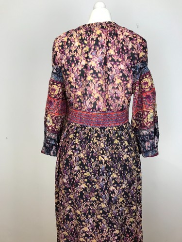FREE PEOPLE 'Golden Hour' Border Maxi Dress - MEDIUM - Multi Red Combo RRP£158 - Picture 13 of 18