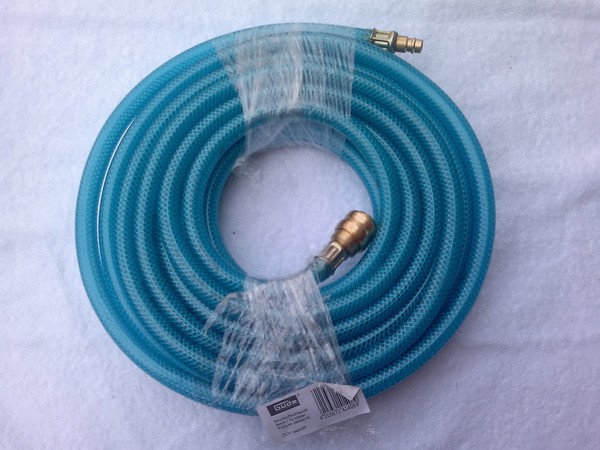 GüDe 10Mx6Mm Druckluft Gewebeschlauch Set, Druckluftschlauch 10M / 6Mm-image