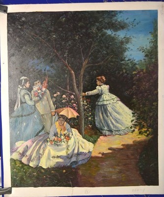 Handgemaltes Ölgemälde auf Leinwand, 20''x24'' unsigniert, nie gerahmt V141