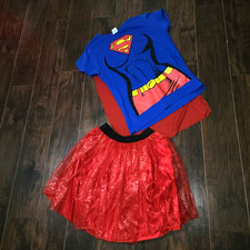 Rubies Supergirl Costume Size Large Halloween Cape Adult