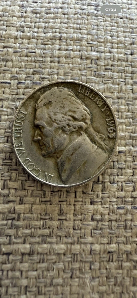 Minting Error 1963 Nickel “6” Struck Double - Image 2 of 4