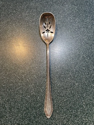 Wallace Sterling Orange Blossom Serving Pierced Spoon 6”