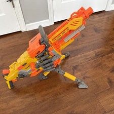 Nerf N-Strike Vulcan EBF-25 Dart Blaster  Ammo Belt  Case Toy Gun - TESTED