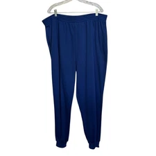 VTG Gitano 38/24W Blue Plus Size Sweatpants Jogger Pants Workout Gym Walking Run