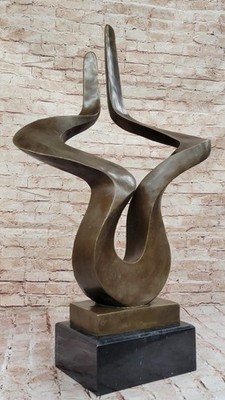 ALDO VITALEH BRONZE METAL SCULPTURE ABSTRACT CUBISM RARE LOST WAX METHOD DEAL NR