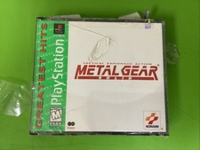 Metal Gear Solid Greatest Hits (Sony PS1, 1999) Brand New Sealed