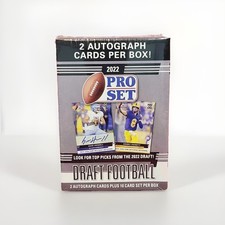 2022 Pro Set Draft Football Leaf BLASTER BOX - 2 Autograph Rookie Cards Auto