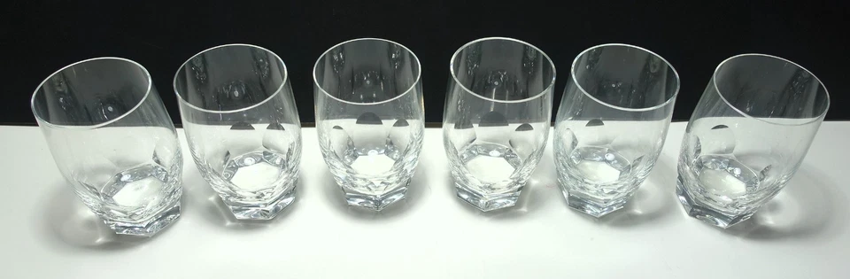 6 Wassergläser geschliffen Gral Glas Höhe 10cm - Bild 3 von 4