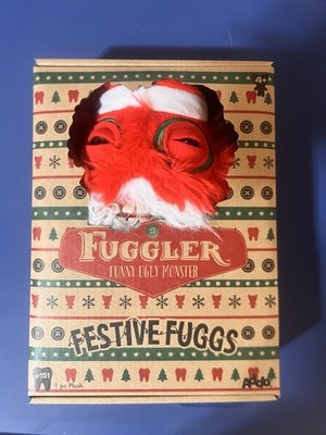 Two Festive Fuggs Edition 9'' Santa & Elf Set BNIB