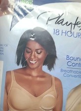 Playtex 18 Hr 4 Way Support with Bounce Control Bra (4699 Wirefree) 36C Taupe