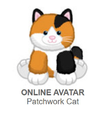 Webkinz Classic Patchwork Cat Code Only messaged
