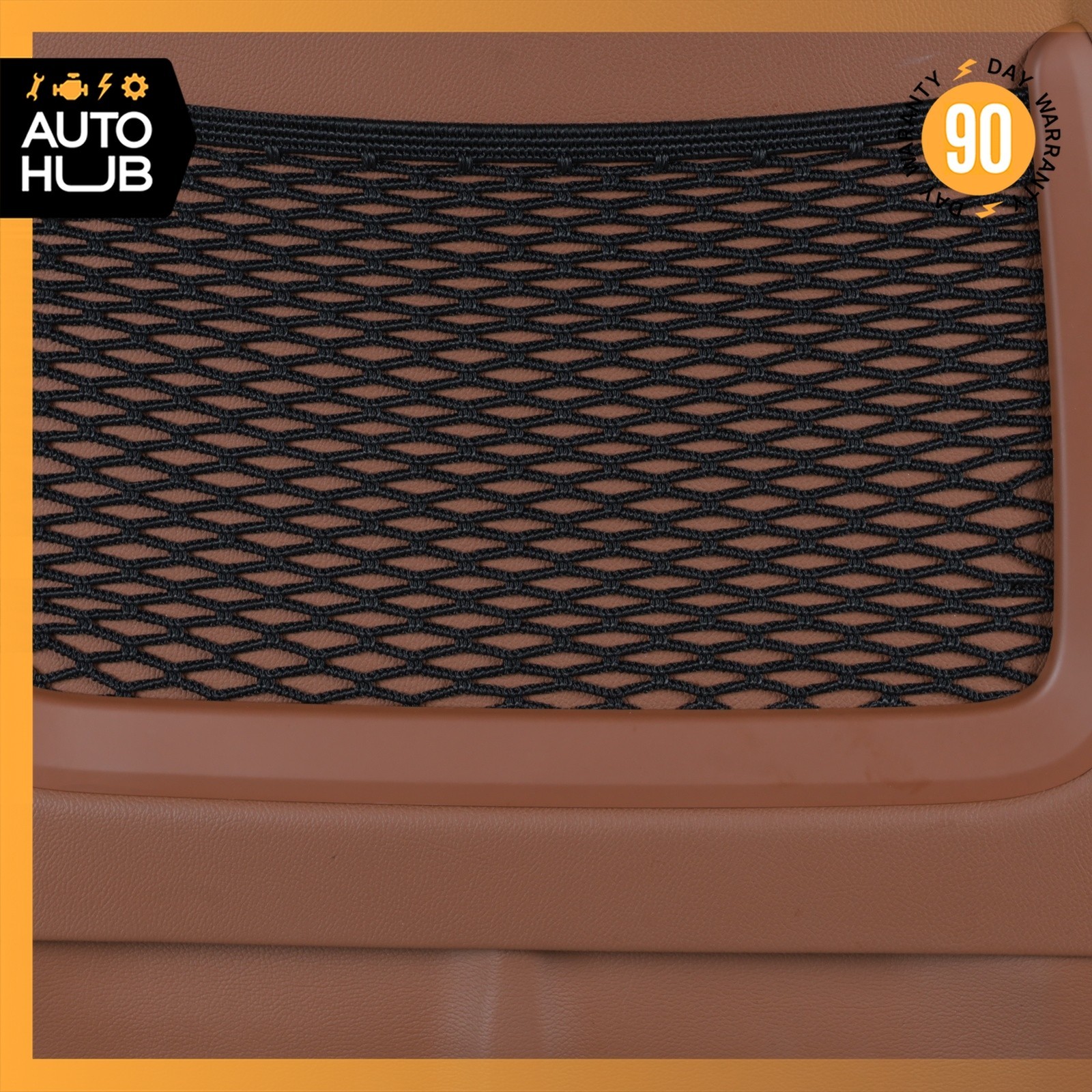 14-17 Maserati Ghibli M157 Front Left Driver Side Seat Back Cover Brown OEM 68k
