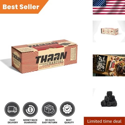 5lbs Thaan Thai Charcoal - Long Burning Logs for Clean, Flavorful BBQ Cooking
