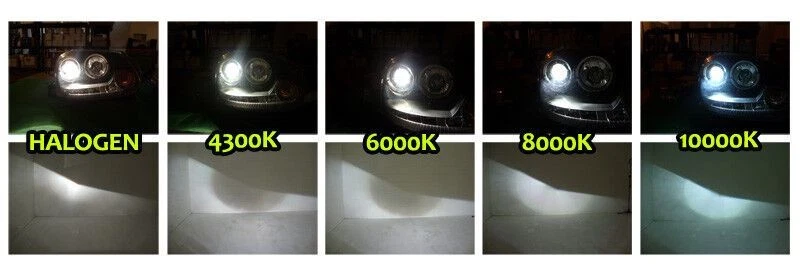Paar Ersatz 9005 Hb3 Xenon Hid Glühbirnen Beleuchtung Lampe Ersatzteil 10000K UK - Bild 2 von 3