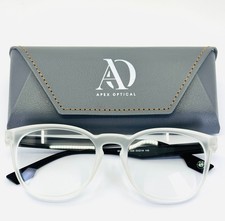 NEW BMW BS5004-H 026 Clear Black Unisex Round Full Rim Eyeglasses 53-19-145 B:46