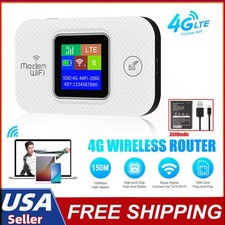 5G Wireless Mobile WIFI 4G LTE Router Pocket Modem Mobile Wifi Hotspot 150Mbps