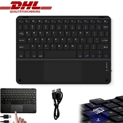 Bluetooth Tastatur kabellos Wireless Keyboard für PC Handy Tablet DHL