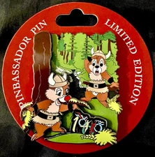 LE 250 Chip Dale Mini Jumbo MINT Pin On Pin The Museum Of Pin-Tiquities Vikings