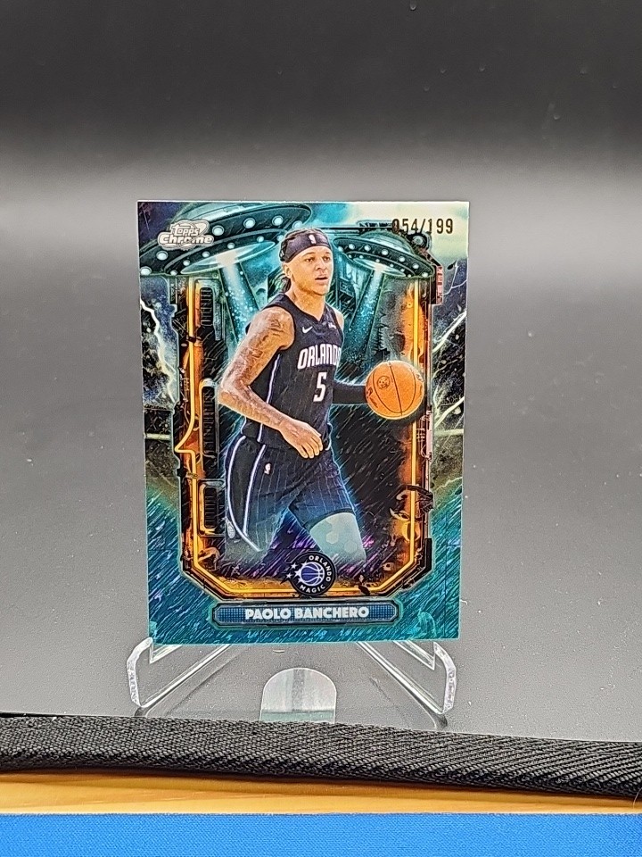 2025-26 Chrome Cosmic Paolo Banchero Extraterrestrial Aqua /199