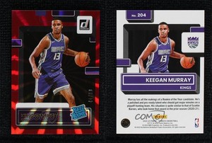 2022-23 Panini Donruss Rated Holo Red Laser /99 Keegan Murray #204 Rookie RC