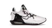 Nike LeBron James Men's Witness VI 6  TB White Black Panda  sz 10.5