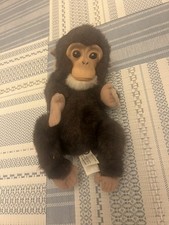 2008 Hasbro FurReal Friends Baby Chimpanzee Newborn Chimp Monkey Plush Works