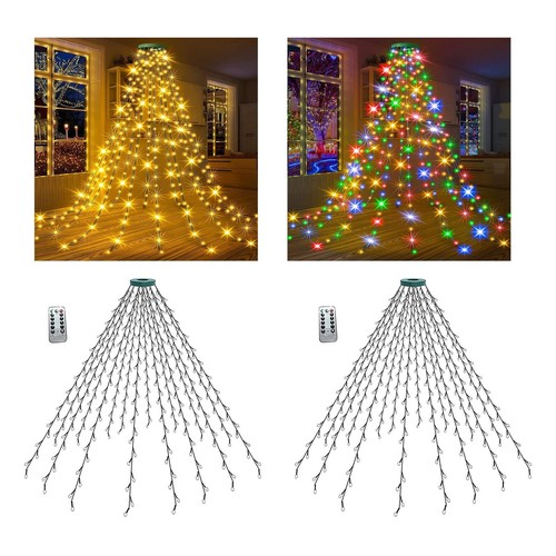 Magnetische Weihnachtslichterkette C9 – 15 M, LED, Bruchsicher, Für Außenbereich
