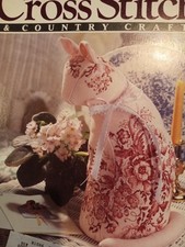 Mar Apr 90 Cross Stitch Country Crafts Magazine Vintage Cross Stitch Patterns