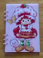 Strawberry Shortcake A5 6 Ring Acrylic Notebook With Paper