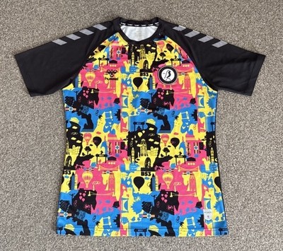 Bristol City 2021/22 Hummel Pre Match Warm Up Shirt, Medium, Top Zustand