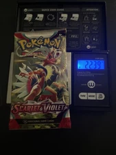 VERY HEAVY 22.39g Scarlet And Violet Base Pokemon TCG Booster Pack