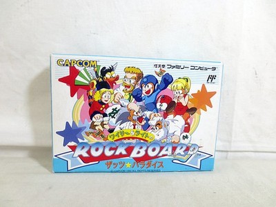 Wily & Right no RockBoard Rockman Famicom NES Japan CIB Mega Man Capcom Rare