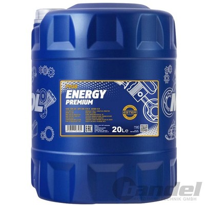 20L MANNOL MOTORÖL ENERGY PREMIUM 5W30 passend für API SN/CH-4 ACEA C3 BMW LL04
