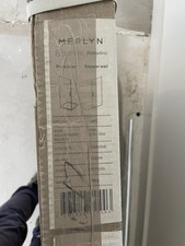 Merlyn 8 Series Pivot Shower Door 900mm + Inline Panel | Chrome | New |