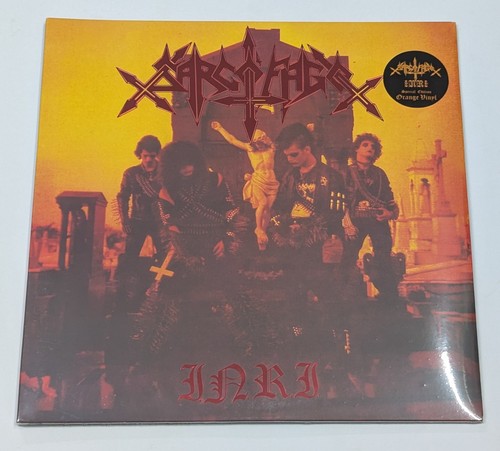 Sarcofago - INRI BRAZIL Lp Special Ed Gatefold Orange Vinyl 2025 Sealed