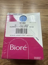 4 X Biore Original Deep Cleansing Pore Strips 14 Ct Blackhead Remover Nose