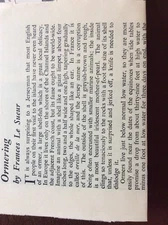 L1k Ephemera 1951 Article Ormering Frances Le Sueur