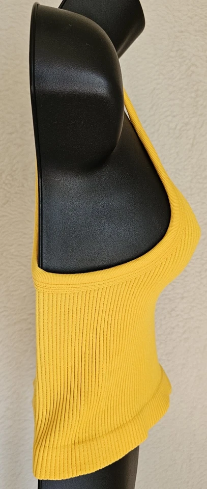 Camisa Top Blusa Forever 21 Mujer Talla XS S M X Pequeña Mediana Amarilla Foto 4 de 4