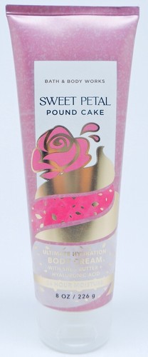 BATH & BODY WORKS SWEET PETAL POUND CAKE MOISTURE ULTRA SHEA BODY CREAM 8 oz - Picture 4 of 7