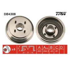 Tambour de frein Ford FUSION