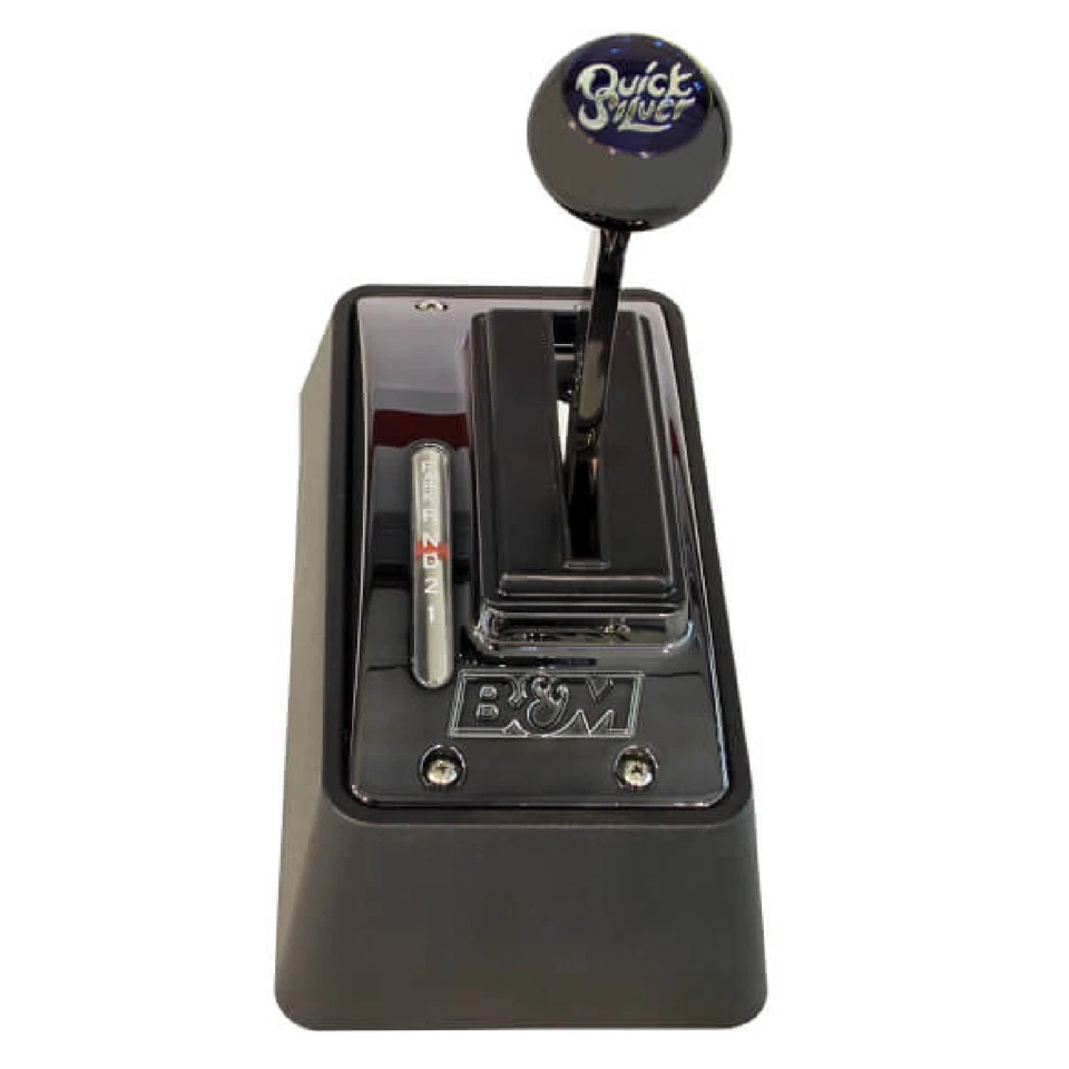 B&M Universal QuickSilver Black Automatic Transmission Ratchet Shifter 81683 - Image 2 of 4