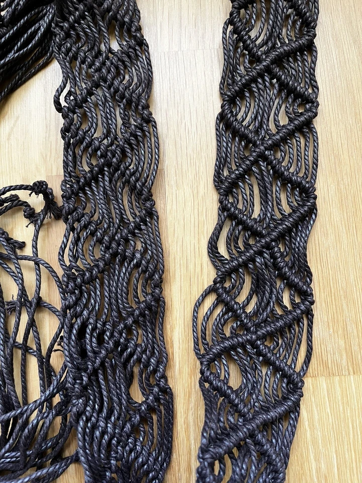 LADIES RETRO VINTAGE BROWN WOVEN BELT BRAND NEW - Image 2 of 4