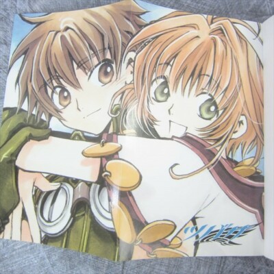 TSUBASA Character Guide w/Poster CLAMP Official Art Fan Book 2005