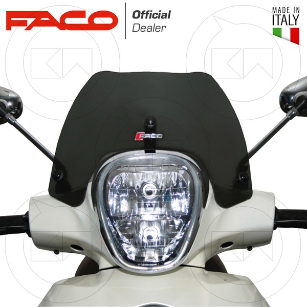 Faco Cupolino Niedrig Racing RauchgetöNt FüR Piaggio Beverly 300 Ie 2010-2017-image