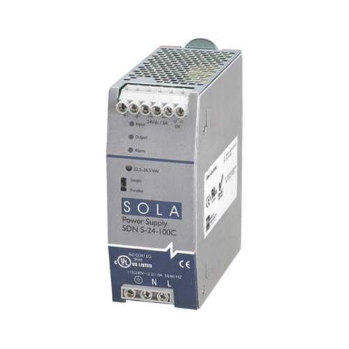 SOLAHD SDN5-24-100C DC Power Supply,24VDC,5A,60Hz - Picture 1 of 2