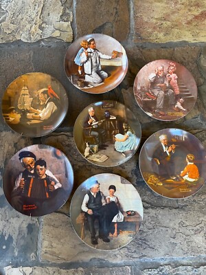中古美品　IRON ROCK SOFT PLATE Norman Rockwell Heritage Collection Plates | eBay