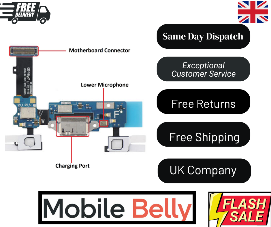 Charging Port Flex Cable for Samsung Galaxy S5 G900F ? USB Dock Connector
