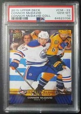 2015-16 McDavid Collection Connor McDavid Rookie Edmonton Oilers #CM-22 PSA