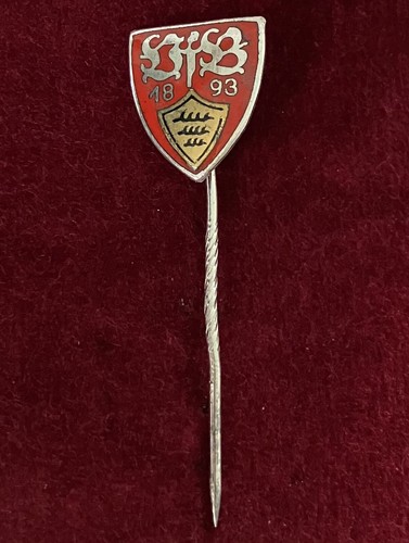 Fußball Alte Emaille Anstecknadel / Reversnadel Pin VfB Stuttgart 1893 - Picture 3 of 3