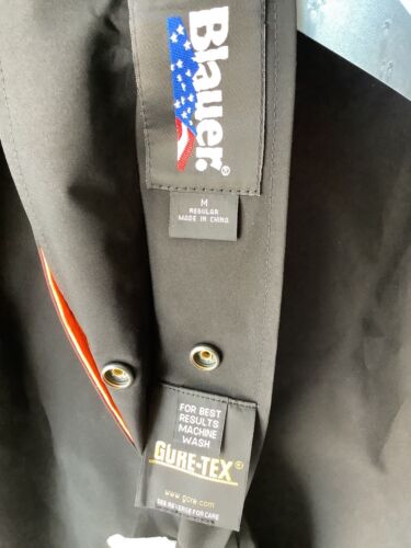 Blazer GoreTex Blk/Orange Reversible Rain Coat Sz. Med. NWT #9690 - Picture 10 of 11